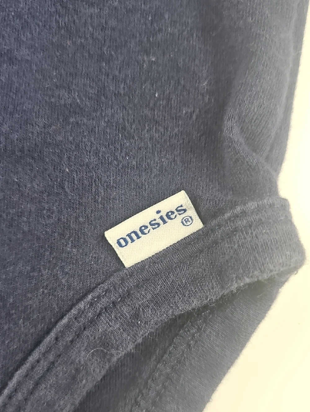 Vintage Newborn Baby Onsie Gerber Silly Monsters Jumpsuit Navy Blue NB